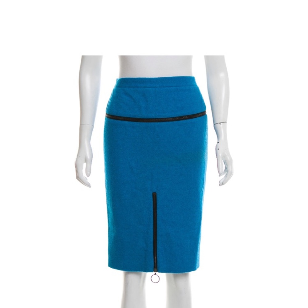Kelly Wearstler Blue knee length‎ skirt size small